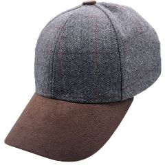 Wool &amp; Suede Baseball Cap