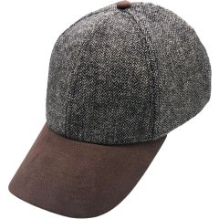 Wool & Suede Baseball Cap
