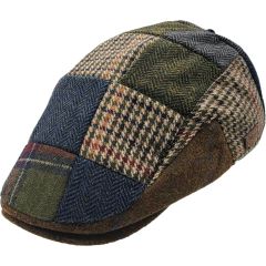Patchwork Flat Cap