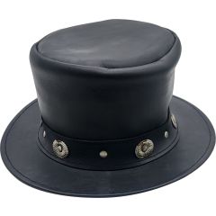 Geniune Leather Top Hat