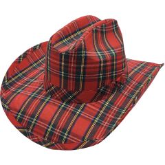 Tartan fancy Cowboy Hat