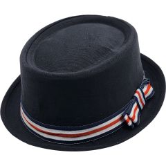 Summer Cotton Round Pork Pie Hat