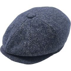 Classic Herringbone Newsboy Cap