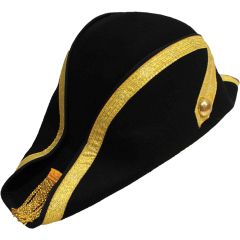 Army Military Bicorn Wool Felt Hat