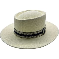 Round Pork Pie Panama Hat