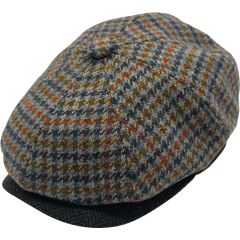 Classic Houndstooth Newsboy Cap