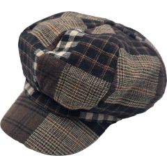 Women’s Patchwork Newsboy Cap