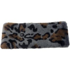 Soft Faux Fur Leopard Headband