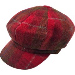 Women’s 100% Wool Tweed Newsboy Cap