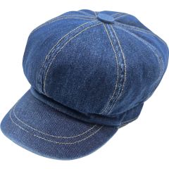 Women’s Denim Summer Newsboy Cap