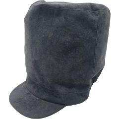 Faux Suede Peaked Long Rasta Hat