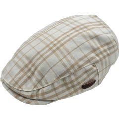 Summer Plaid Flat Cap