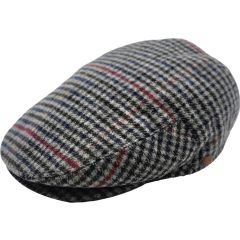 Herringbone Tweed Flat Cap