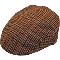 Herringbone Tweed Flat Cap