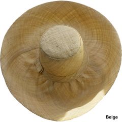 Womens Wide Brim Summer Beach Sun Hat - Light Green
