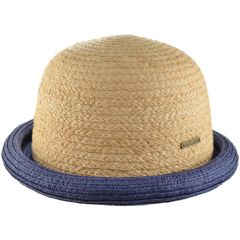 Summer Bowler Hat-Navy-Blue
