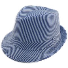 Summer Trilby Hat - Blue