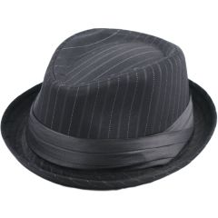Classic Black Trilby Hat