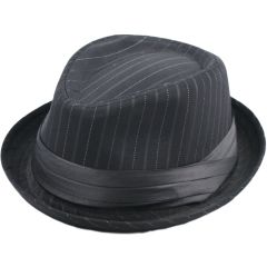 Classic Black Trilby Hat