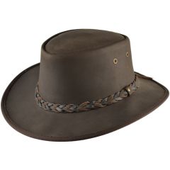 Genuine Crushable Leather Cowboy Hat