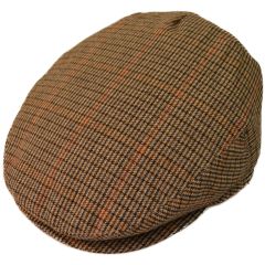 Herringbone Tweed Flat Cap