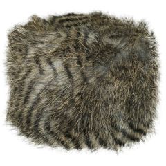 Faux Fur Hat - Beige