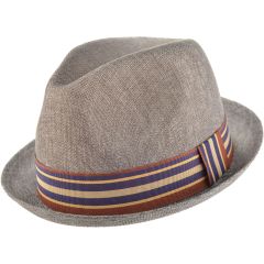 Summer Trilby Hat - Grey