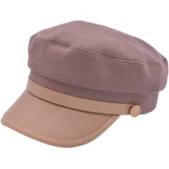 Casual Captains Hat Cap - Light Brown