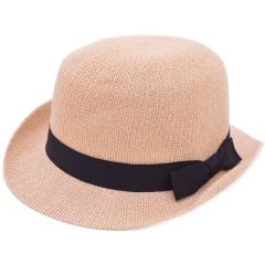 Summer Bowler Hat - Beige