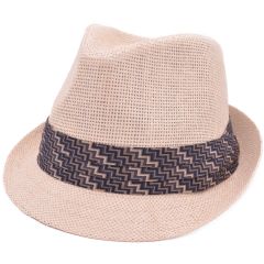 Summer Trilby Hat - Beige