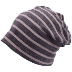 Striped Slouch Beanie