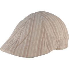 Linen Summer Flat Cap
