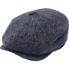Patterned Wool Newsboy Cap