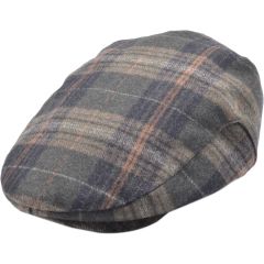 Tweed Patterned Flat Cap