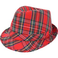 Summer Trilby Tartan Hat