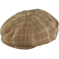 Checked Newboy Cap