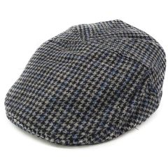 Kids / Childrens Elastic Tweed Flat Cap