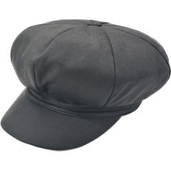 Unisex Genuine Leather Newsboy Cap