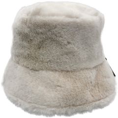Adjustable Faux Fur Bucket Hat