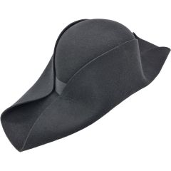100% Wool Felt Bicrone Pirate Hat