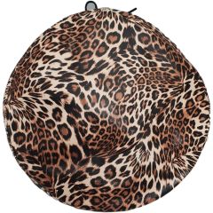 Womens PVC Leopard French Berets
