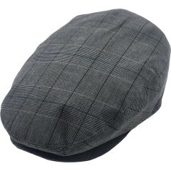 Mens Casual Outdoor Checked Flat Cap