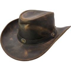 Classic Leather Cowboy Hat