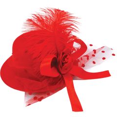 Elegant & Luxurious Mixed Color Feather Fascinator