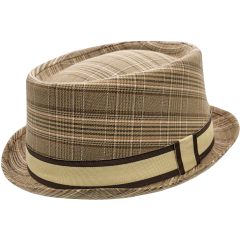 Checked Summer Round Pork Pie 