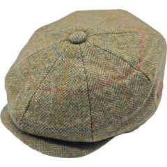 Classic Multi-color Herringbone Newsboy Cap
