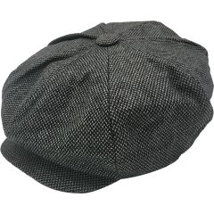 Large Wool Big Apple Newsboy Cap