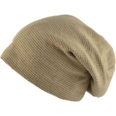 Slouch Beanie Hat - Beige
