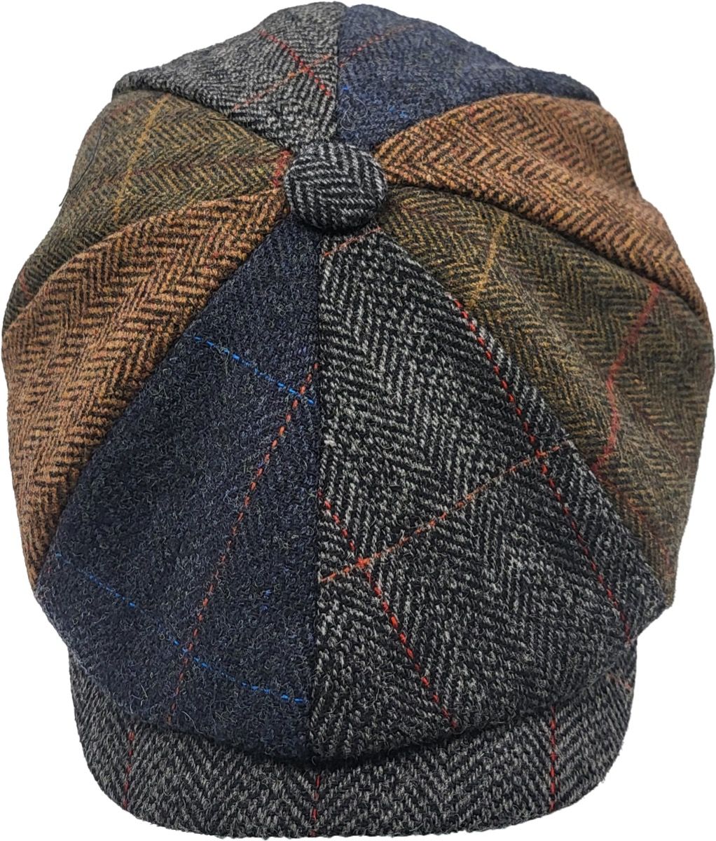 Patchwork Eight Panel Newsboy Cap
